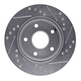 R1 Concepts 1990-1997 Ford Aerostar Left Front Drilled & Slotted Silver Brake Rotor by R1 Concepts 631-54120D