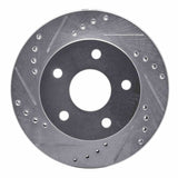 R1 Concepts 1990-1997 Ford Aerostar Left Front Drilled & Slotted Silver Brake Rotor by R1 Concepts 631-54120D