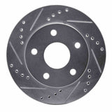 R1 Concepts 1990-1997 Ford Aerostar Right Front Drilled & Slotted Silver Brake Rotor by R1 Concepts 631-54121D