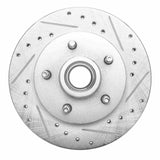 R1 Concepts 1986-1992 Ford Bronco II Front Right Drilled & Slotted Silver Brake Rotor by R1 Concepts 631-54122R