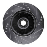 R1 Concepts 92-97 Ford Aerostar Left Front Drilled & Slotted Silver Brake Rotor by R1 Concepts RNC-631-54124D