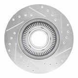 R1 Concepts 1993-1994 Ford Explorer Front Left Drilled & Slotted Silver Brake Rotor by R1 Concepts 631-54125L