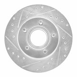 R1 Concepts 1993-1994 Ford Explorer Front Left Drilled & Slotted Silver Brake Rotor by R1 Concepts 631-54125L