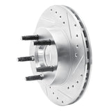 R1 Concepts 1993-1994 Ford Explorer Front Right Drilled & Slotted Silver Brake Rotor by R1 Concepts 631-54125R