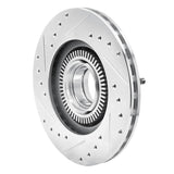 R1 Concepts 1993-1994 Ford Explorer Front Right Drilled & Slotted Silver Brake Rotor by R1 Concepts 631-54125R
