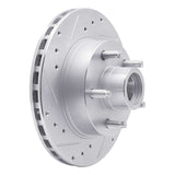 R1 Concepts 1991-1994 Ford Explorer Front Left Drilled & Slotted Silver Brake Rotor by R1 Concepts 631-54126L