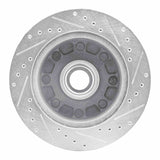 R1 Concepts 1992-1994 Ford E-350 Econoline Front Left Drilled & Slotted Silver Brake Rotor by R1 Concepts 631-54127L