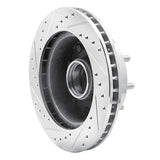 R1 Concepts 1992-1994 Ford E-350 Econoline Front Right Drilled & Slotted Silver Brake Rotor by R1 Concepts 631-54127R