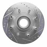 R1 Concepts 1994-1994 Ford E-350 Econoline Front Right Drilled & Slotted Silver Brake Rotor by R1 Concepts 631-54128R