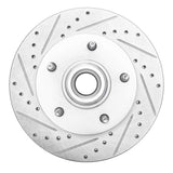 R1 Concepts 1994-2001 Ford E-20150 Econoline Front Left Drilled & Slotted Silver Brake Rotor by R1 Concepts 631-54129L