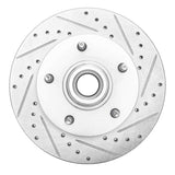 R1 Concepts 1994-2001 Ford E-20150 Econoline Front Right Drilled & Slotted Silver Brake Rotor by R1 Concepts 631-54129R
