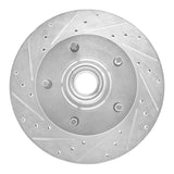 R1 Concepts 1994-2003 Ford F-150 RWD Front Left Drilled & Slotted Silver Brake Rotor by R1 Concepts 631-54130L