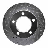 R1 Concepts 1994-1996 Ford Bronco Front Left Drilled & Slotted Silver Brake Rotor by R1 Concepts 631-54131L
