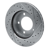 R1 Concepts 1994-1996 Ford Bronco Front Left Drilled & Slotted Silver Brake Rotor by R1 Concepts 631-54131L