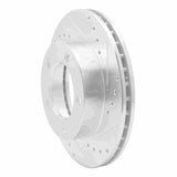 R1 Concepts 1994-1996 Ford Bronco Front Right Drilled & Slotted Silver Brake Rotor by R1 Concepts 631-54131R
