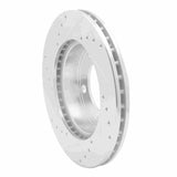 R1 Concepts 1994-1996 Ford Bronco Front Right Drilled & Slotted Silver Brake Rotor by R1 Concepts 631-54131R