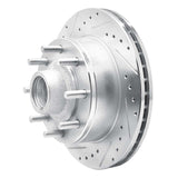 R1 Concepts 1995-2004 Ford E-350 Super Duty Front Left Drilled & Slotted Silver Brake Rotor by R1 Concepts 631-54135L