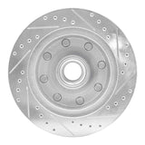 R1 Concepts 1995-2004 Ford E-350 Super Duty Front Left Drilled & Slotted Silver Brake Rotor by R1 Concepts 631-54135L