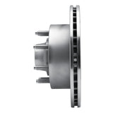 R1 Concepts 1995-2007 Ford E-350 Econoline Club Wagon Front Left Drilled & Slotted Silver Brake Rotor by R1 Concepts 631-54136L