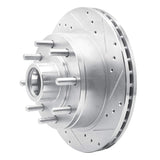 R1 Concepts 1995-2007 Ford E-250 Econoline Front Right Drilled & Slotted Silver Brake Rotor by R1 Concepts 631-54136R