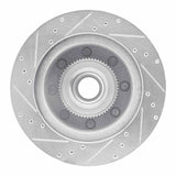 R1 Concepts 1995-2007 Ford E-250 Econoline Front Right Drilled & Slotted Silver Brake Rotor by R1 Concepts 631-54136R
