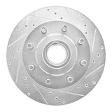 R1 Concepts 1995-2007 Ford E-250 Econoline Front Right Drilled & Slotted Silver Brake Rotor by R1 Concepts 631-54136R