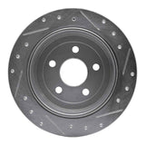 R1 Concepts 1995-2003 Ford Windstar Rear Left Drilled & Slotted Silver Brake Rotor by R1 Concepts 631-54137L