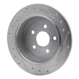 R1 Concepts 1995-2003 Ford Windstar Rear Left Drilled & Slotted Silver Brake Rotor by R1 Concepts 631-54137L