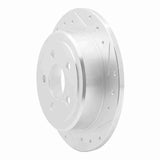 R1 Concepts 1995-2003 Ford Windstar Rear Right Drilled & Slotted Silver Brake Rotor by R1 Concepts 631-54137R