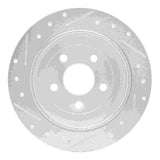 R1 Concepts 1995-2003 Ford Windstar Rear Right Drilled & Slotted Silver Brake Rotor by R1 Concepts 631-54137R