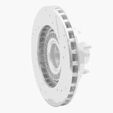 R1 Concepts 1995-1997 Ford Ranger (USA/Canada) Front Left Drilled & Slotted Silver Brake Rotor by R1 Concepts 631-54138L