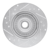 R1 Concepts 1995-1997 Ford Ranger (USA/Canada) Front Right Drilled & Slotted Silver Brake Rotor by R1 Concepts 631-54138R
