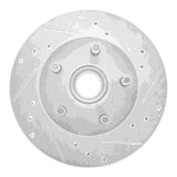 R1 Concepts 1995-1997 Ford Ranger (USA/Canada) Front Right Drilled & Slotted Silver Brake Rotor by R1 Concepts 631-54138R