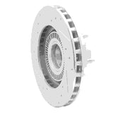R1 Concepts 1995-1997 Ford Ranger (USA/Canada) Front Right Drilled & Slotted Silver Brake Rotor by R1 Concepts 631-54138R