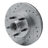 R1 Concepts 1995-2011 Ford Explorer Front Left Drilled & Slotted Silver Brake Rotor by R1 Concepts 631-54141L
