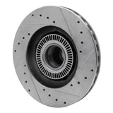 R1 Concepts 1995-2011 Ford Explorer Front Left Drilled & Slotted Silver Brake Rotor by R1 Concepts 631-54141L