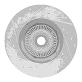 R1 Concepts 1995-2011 Ford Explorer Front Right Drilled & Slotted Silver Brake Rotor by R1 Concepts 631-54141R