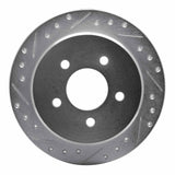 R1 Concepts 1995-2002 Ford Explorer Rear Left Drilled & Slotted Silver Brake Rotor by R1 Concepts 631-54142L