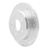 R1 Concepts 1995-2002 Ford Explorer Sport Rear Right Drilled & Slotted Silver Brake Rotor by R1 Concepts 631-54142R