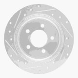 R1 Concepts 1995-2002 Ford Explorer Sport Rear Right Drilled & Slotted Silver Brake Rotor by R1 Concepts 631-54142R