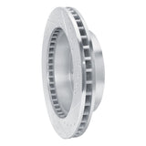 R1 Concepts 1995-1999 Ford F-250 4WD (Excl Super Duty) Front Left Drilled & Slotted Silver Brake Rotor by R1 Concepts 631-54143L