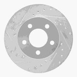 R1 Concepts 1995-2002 Ford Explorer Front Left Drilled & Slotted Silver Brake Rotor by R1 Concepts 631-54144L