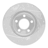 R1 Concepts 1995-2002 Ford Explorer Front Right Drilled & Slotted Silver Brake Rotor by R1 Concepts 631-54144R