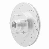R1 Concepts 1997-1999 Ford F-150 RWD Front Left Drilled & Slotted Silver Brake Rotor by R1 Concepts 631-54145L