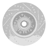 R1 Concepts 1997-1999 Ford F-150 RWD Front Left Drilled & Slotted Silver Brake Rotor by R1 Concepts 631-54145L
