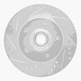 R1 Concepts 1997-1999 Ford F-150 RWD Front Left Drilled & Slotted Silver Brake Rotor by R1 Concepts 631-54145L