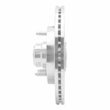 R1 Concepts 1997-1999 Ford F-150 RWD Front Left Drilled & Slotted Silver Brake Rotor by R1 Concepts 631-54145L