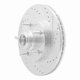 R1 Concepts 1997-1999 Ford F-150 RWD Front Right Drilled & Slotted Silver Brake Rotor by R1 Concepts 631-54145R