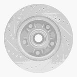 R1 Concepts 1997-1999 Ford F-150 RWD Front Right Drilled & Slotted Silver Brake Rotor by R1 Concepts 631-54145R