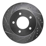 R1 Concepts 1997-2004 Ford F-150 4WD Front Left Drilled & Slotted Silver Brake Rotor by R1 Concepts 631-54147L